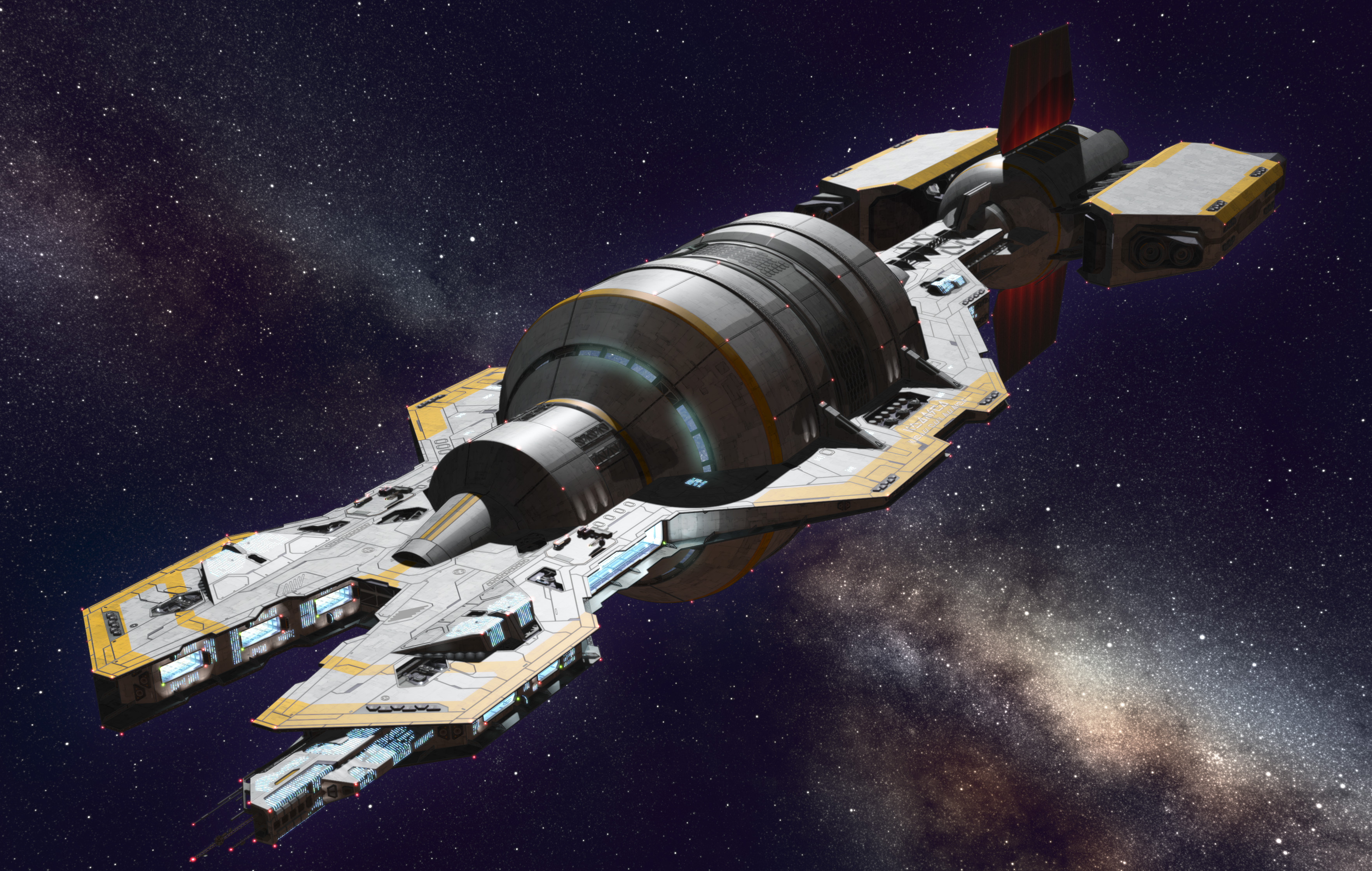 Realistic unsc space warships